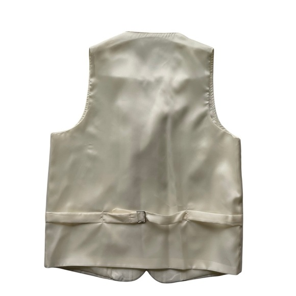 Falcone Dusk Vested JR Suit Blazer Jacket Vest Ivory Boys Size 16R Vintage NWT - Picture 8 of 12